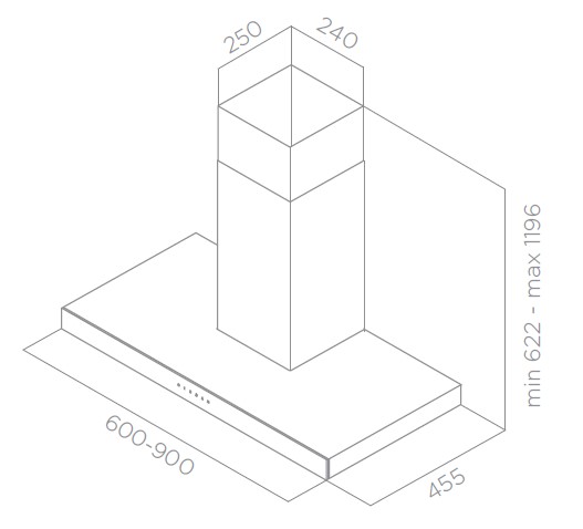 BOARD-CAP TurboAIR T-Shape Hood