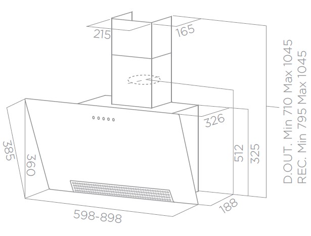 TRAMA TurboAIR Vertical Hood