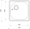 HB46 Stainless Steel Korean Inset Sink