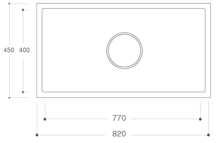 HN8245L Stainless Steel Korean Inset Sink