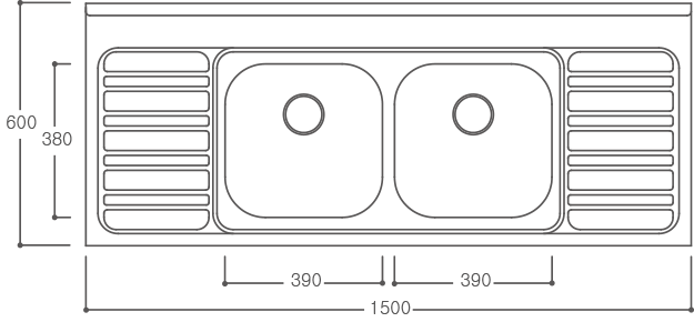 HSDC1500 Stainless Steel Korean Lay-on