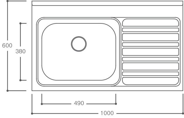 HSS1000 Stainless Steel Korean Lay-on