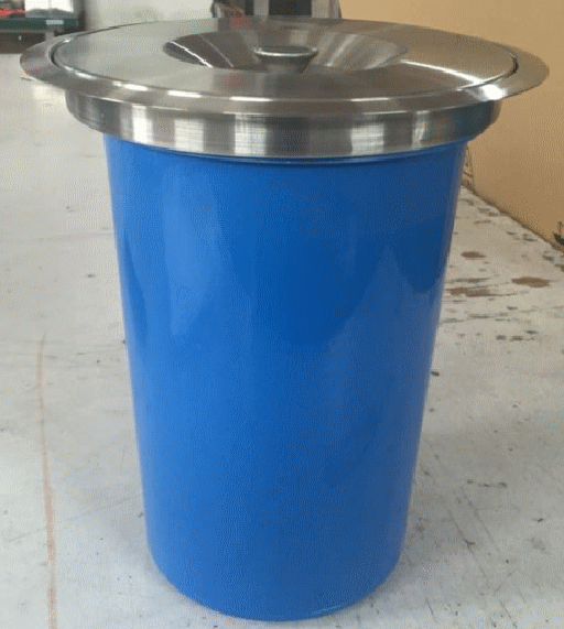 Kitchen Table Embedded Waste Bin