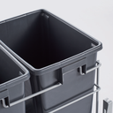 Soft-Close Waste Bin Double basket - 17 Liter each