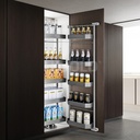 Tandem Swivel Pull-Out Pantry Unit -  Shearer Style