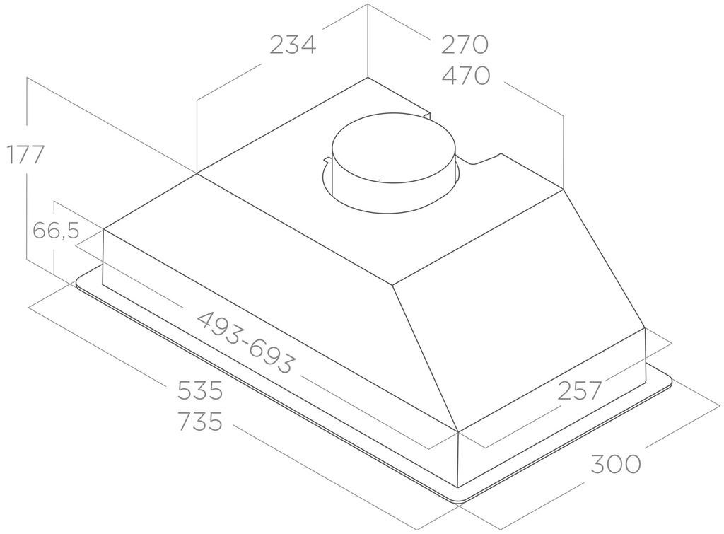 ERA S Elica Built-In Hood