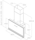 SUPER PLAT Elica Vertical Hood