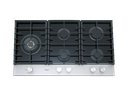 90 cm PRO Hob, 5 Gas Burners . Cast Iron Support - Front Knobs