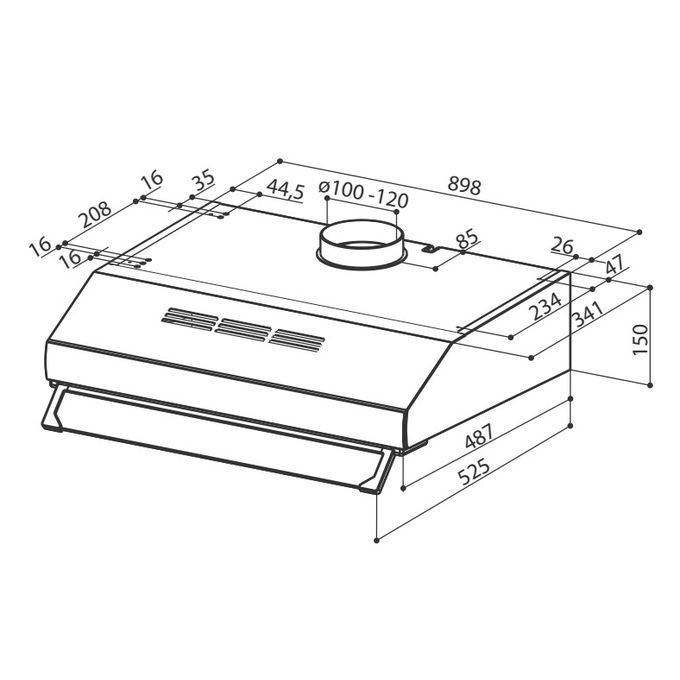 2740 Faber Classic Hood