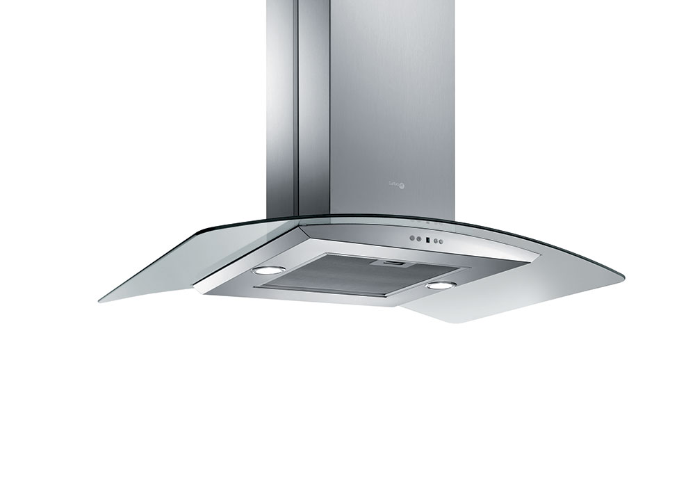 LIPARI TurboAIR Island Curved Glass Hood