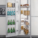 Half Pantry Unit - Metal baskets - Fashion Style