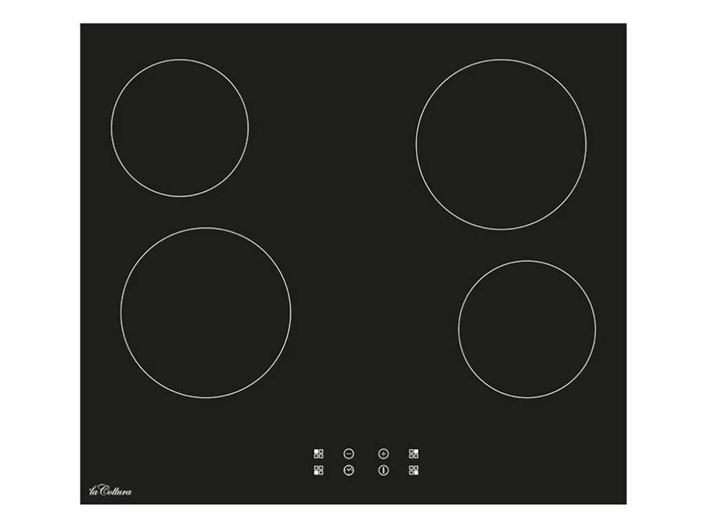 VTC Highlight Radiant 60 cm Built-In Hob, Vitroceramic, 4 Burners, Touch control