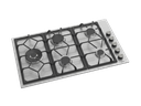 90 cm Basic, 5 Gas Burner, Heavy duty cast grille, Side Knobs
