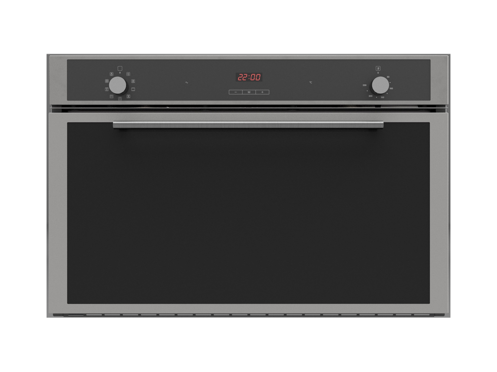 Electric Oven 90 cm, 9 Cooking Functions, Full Frame (Double Fan)
