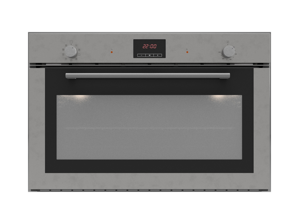 Electric Oven 90 cm, 9 Cooking Functions, U-Frame (Double Fan)