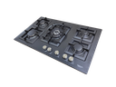90 cm Jeweline Hob, 5 Gas Burners . Cast Iron Support - Front Knobs