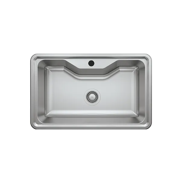 N017 Stainless Steel Inset Single Bowl Kitchen Sink