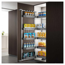 Tandem Swivel Pull-Out Pantry Unit -  Shearer Style