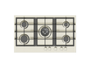 90 cm ICON Hob, 5 Gas Burners . Cast Iron Support - Front Knobs