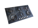 90 cm Jeweline Hob, 6 Gas Burners . Cast Iron Support - Front Knobs