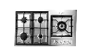 90 cm Basic Meneghetti Hob, 5 Gas Burners . Cast Iron Support - Front Knobs