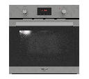 Electric Oven 60 cm, 8 Cooking Functions, Inox-Black (w Cooking Fan)